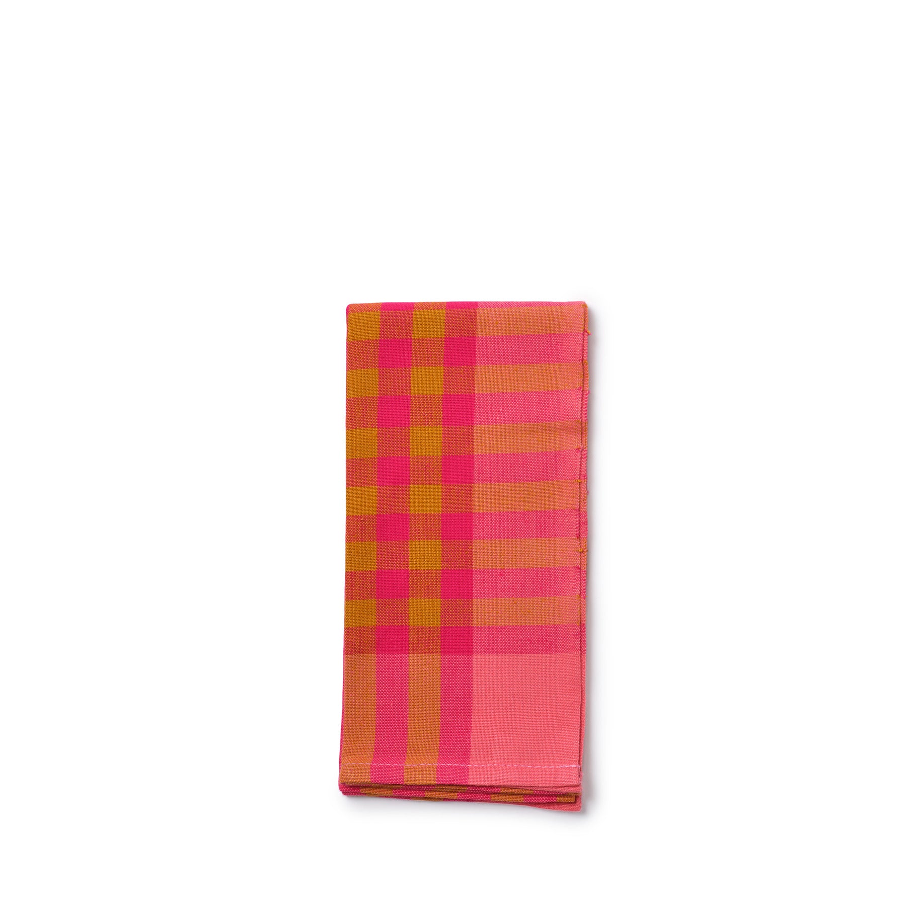 Grid Napkin in Coral (Set of 2) Zoom Image 1