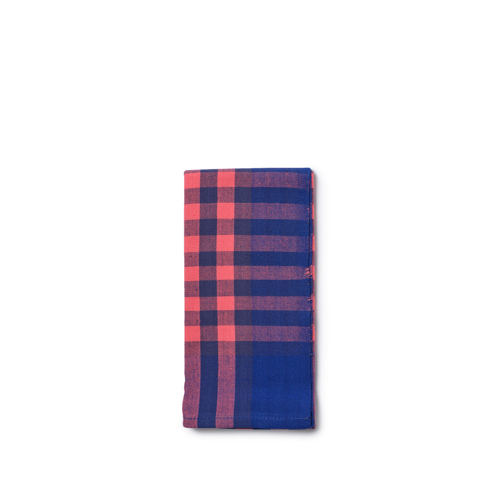 Grid Napkin in Navy (Set of 2) Image 1