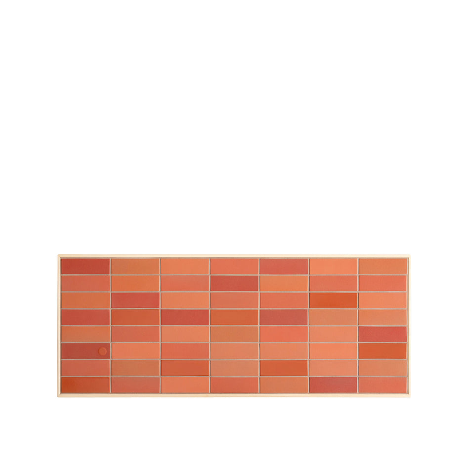 Tile Table Rectangular in Red+ Image 2