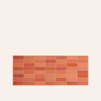 Tile Table Rectangular in Red+