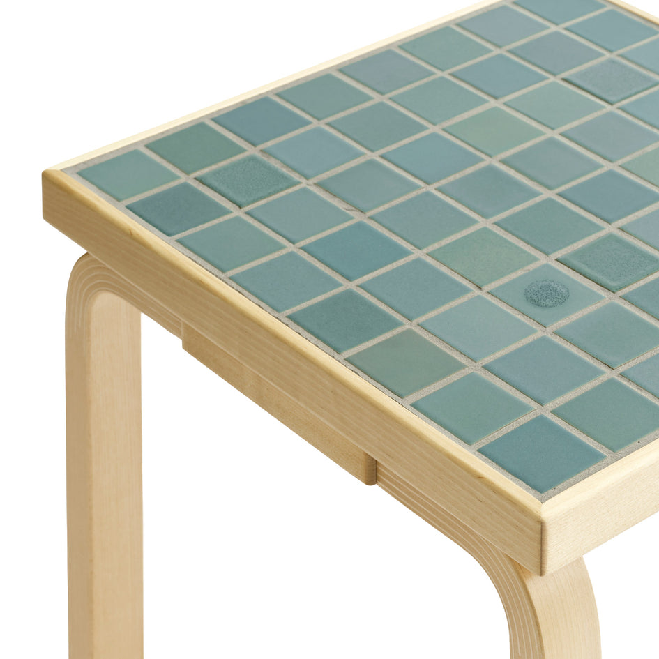 Tile Table Square in Green+ Image 3