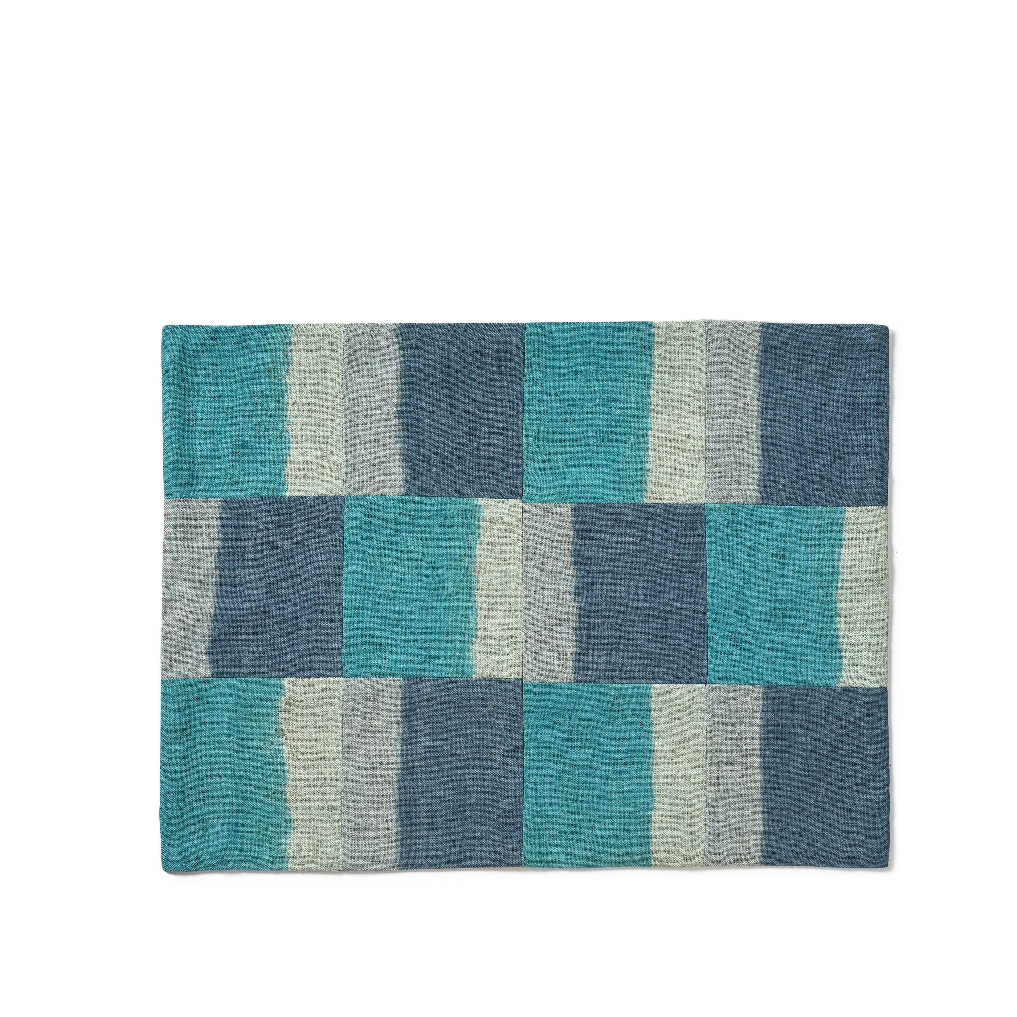 Patchwork Placemat in Sky Zoom Image 1