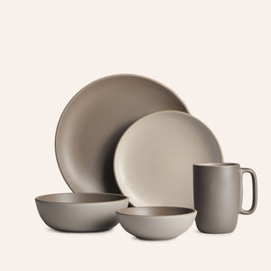 Cocoa Fawn 5-Piece Dinnerware Set