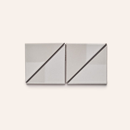 DG17 Sample in Mid-Century White Blend Triangles