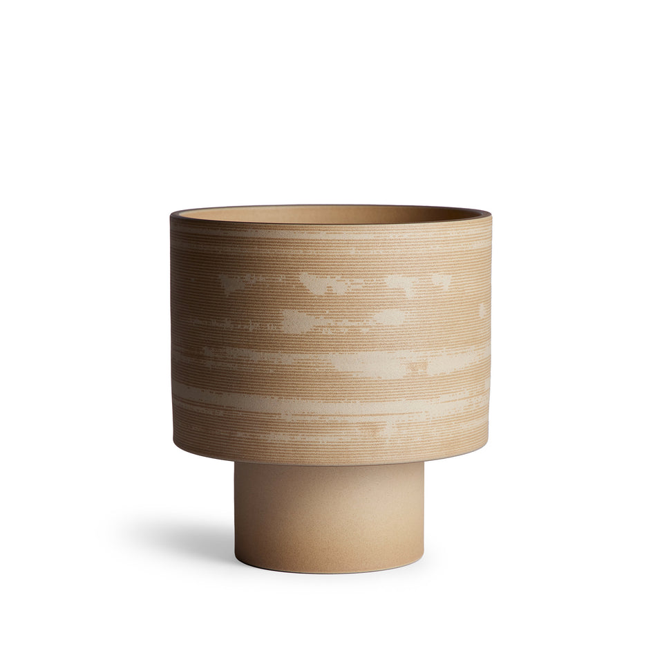 Stack Wide Table Lamp in Hickory and Barley Image 2