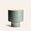 Stack Wide Table Lamp in Oat and Penny Green