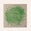 Vintage Tile Stretched Canvas Print in Evergreen