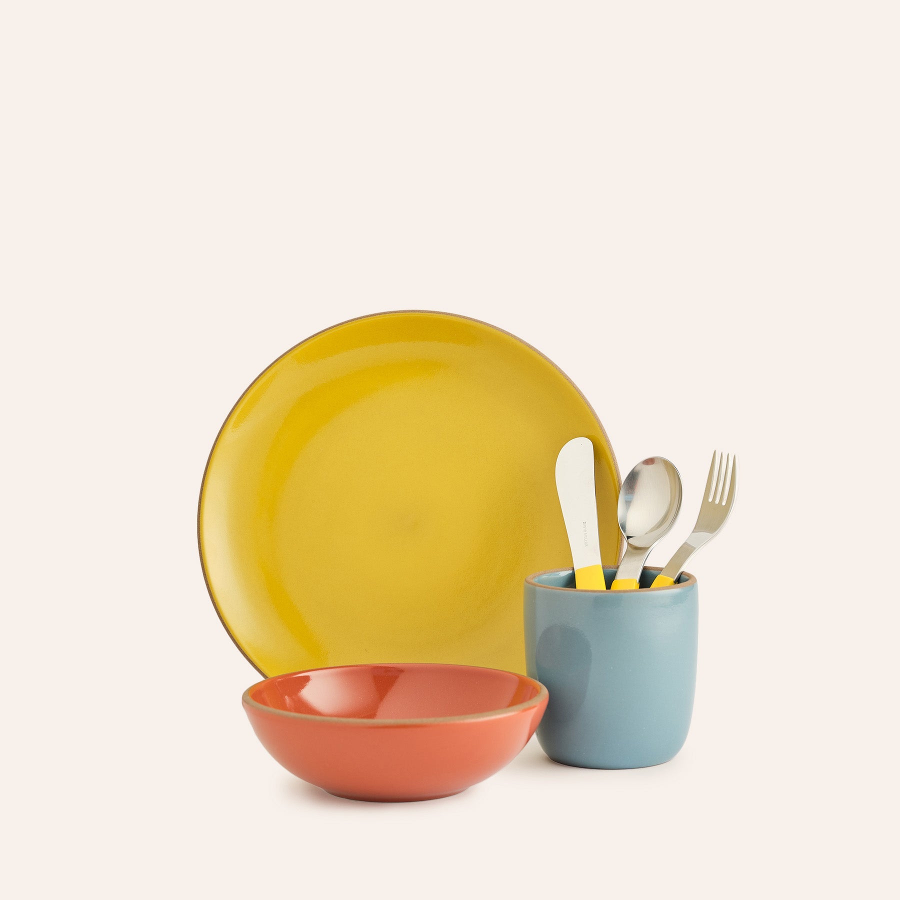 Heath Kids Dinnerware Set with Flatware