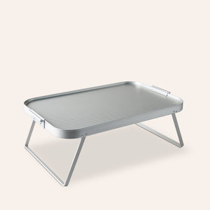 Lap Tray in All Silver