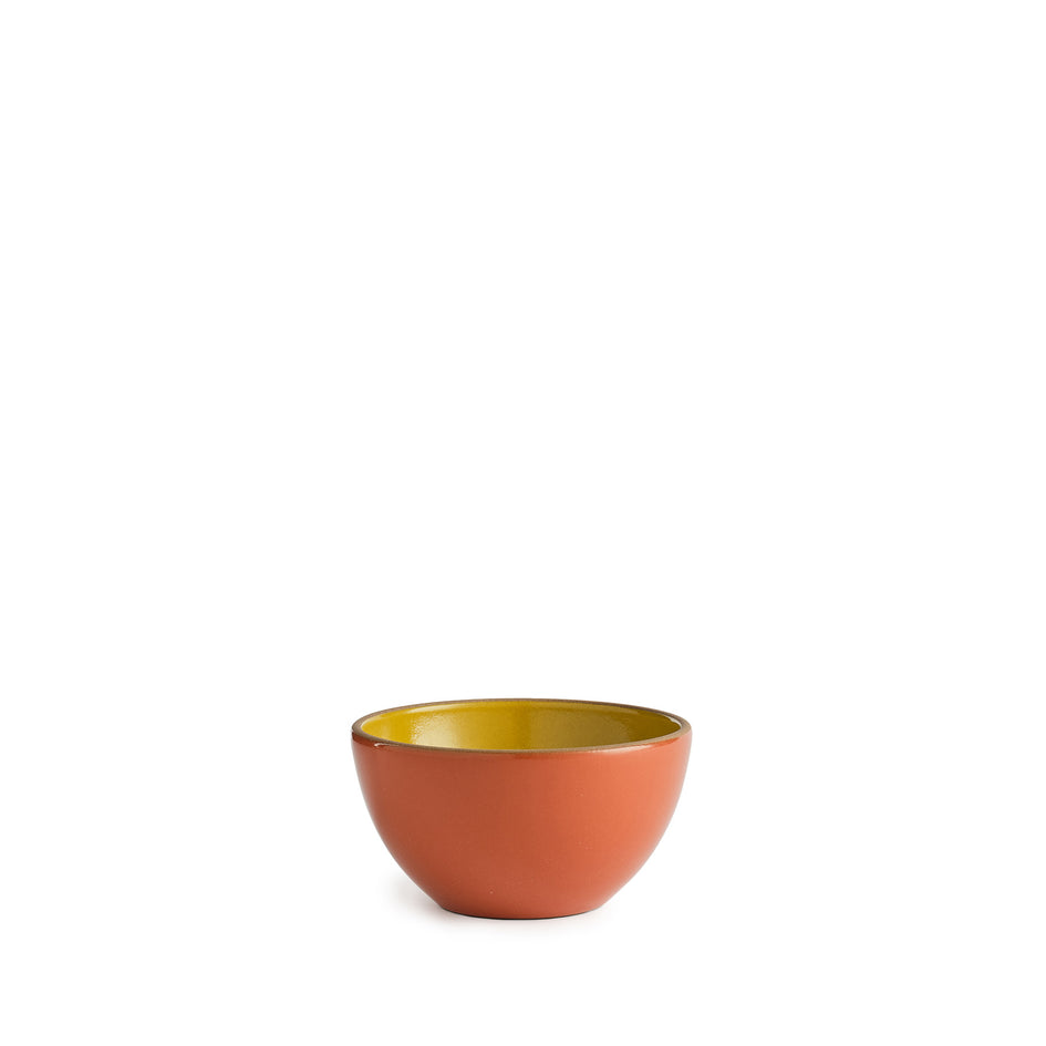 Kids Dessert Bowl in Zest Yellow/Tomato Image 1