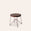 Walnut Stool with Mauve Base