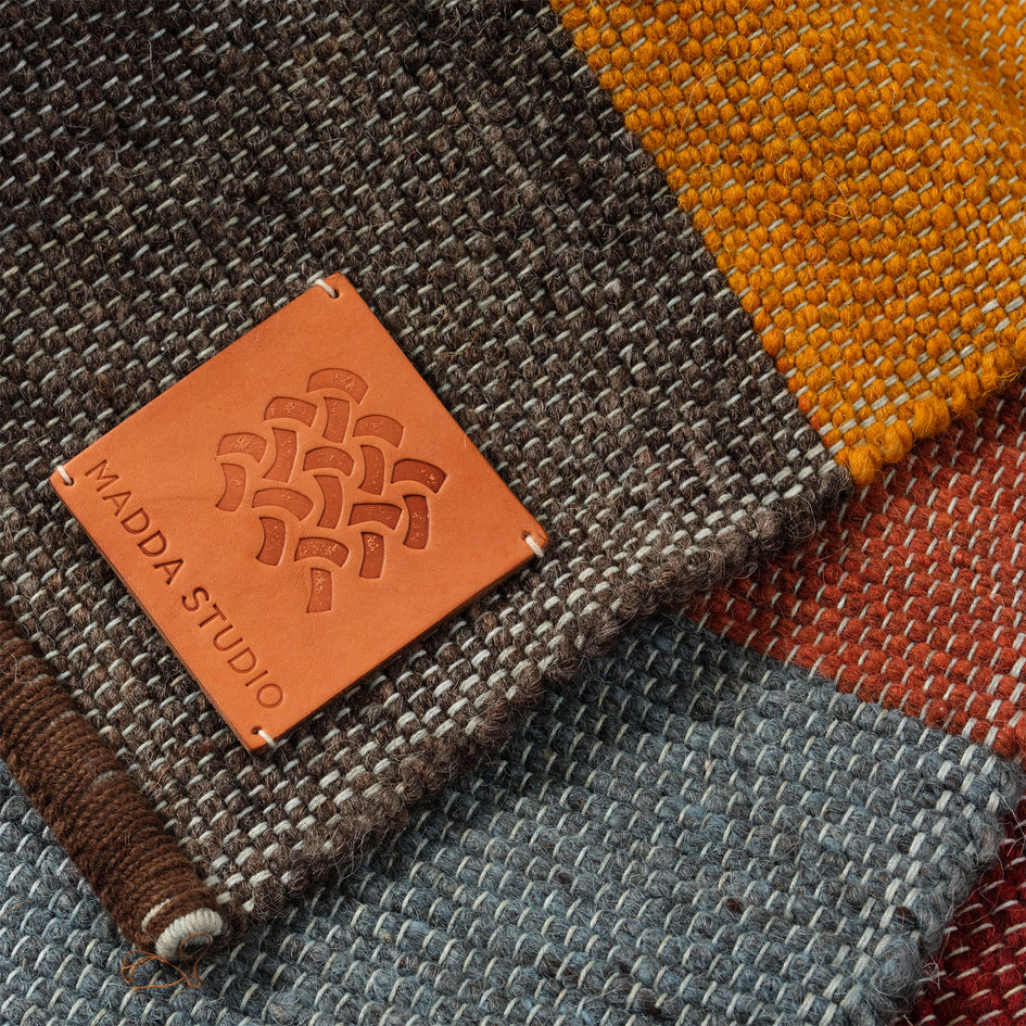 Wool Remnant Hand Woven Rug 2 Image 3