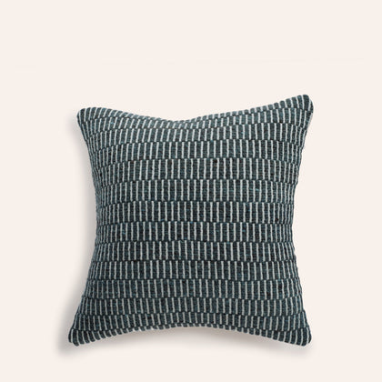 Natural Dye Wool Pillow in Blue