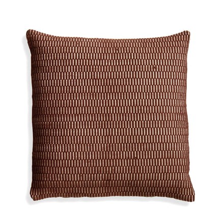 Merino Wool Griege Pillow in Chocolate