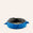Small Round Nesting Tray in Blue and Grey