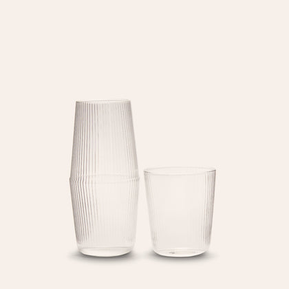 Luisa Bonne Nuit Carafe and Cup in Millerighe