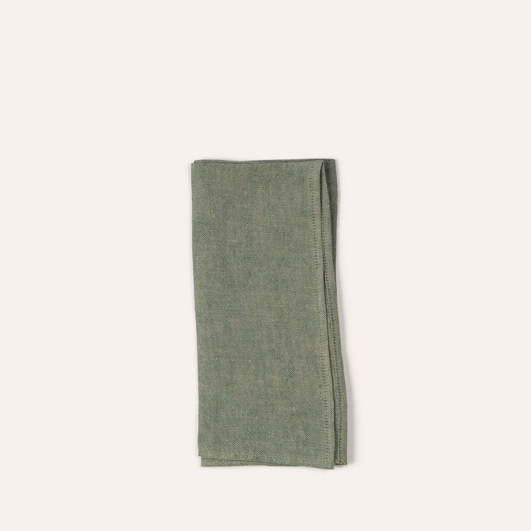 Hopsack Napkins in Slate Green (Set of 2)