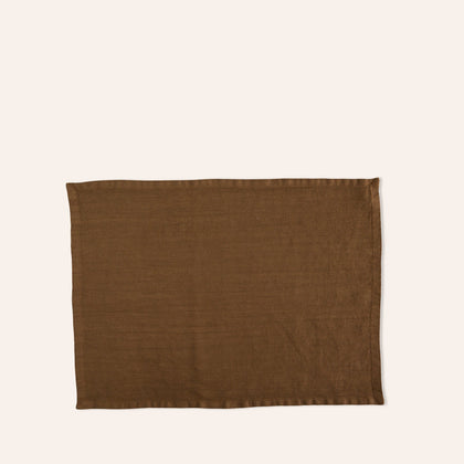 Tela Placemat in Russet Brown (Set of 4)