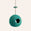 Ceramic Birdhouse in Green