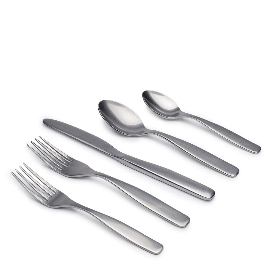 Reyes Flatware in Tumbled (5 piece setting) Image 2