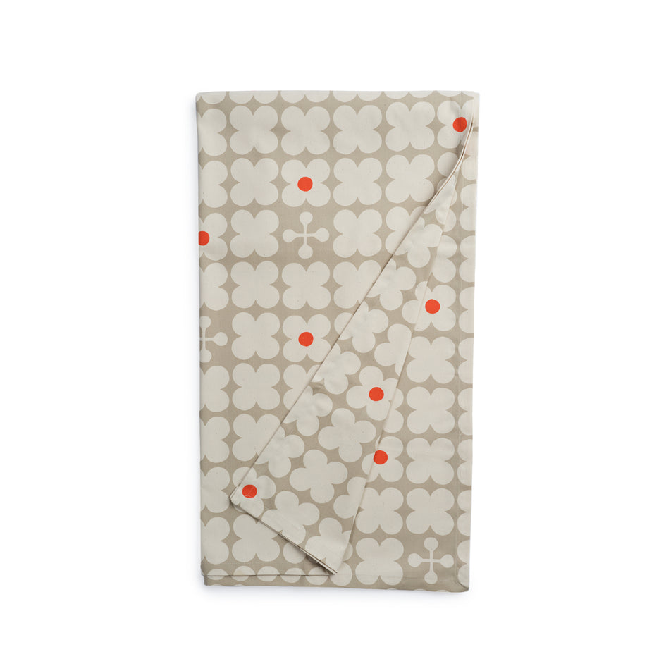 Scandi Candy Tablecloth in Sand Image 1