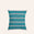 Cotton Tartan Square Pillow in Green, Navy Blue & Red