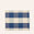 Cotton Check Placemat in Navy Blue and Off-White