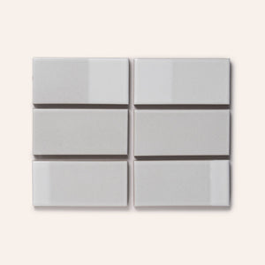DG17 Sample in Mid-Century White Blend Rectangles
