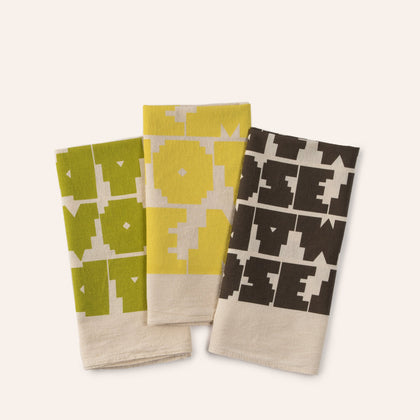 Market Towel in Avocado/Rosemary/Lemon (Set of 3)