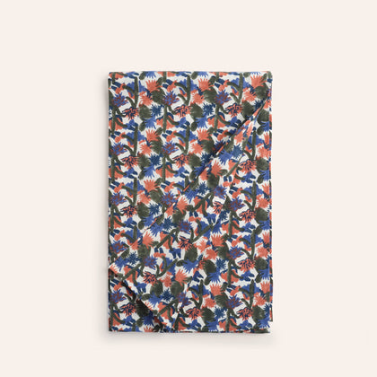 Block Print Tablecloth in Green