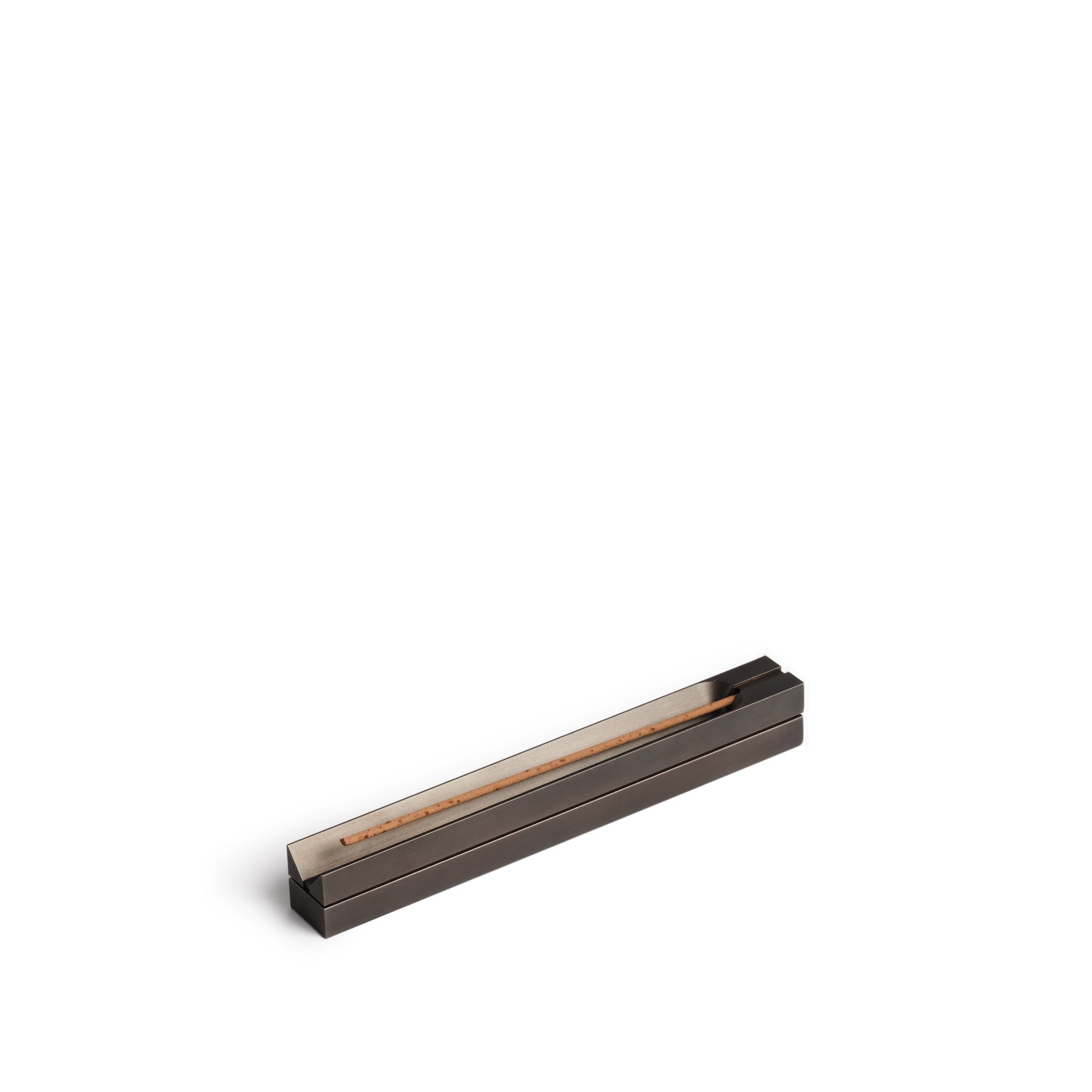 Narrow Box Burner in Blackened Brass Zoom Image 1