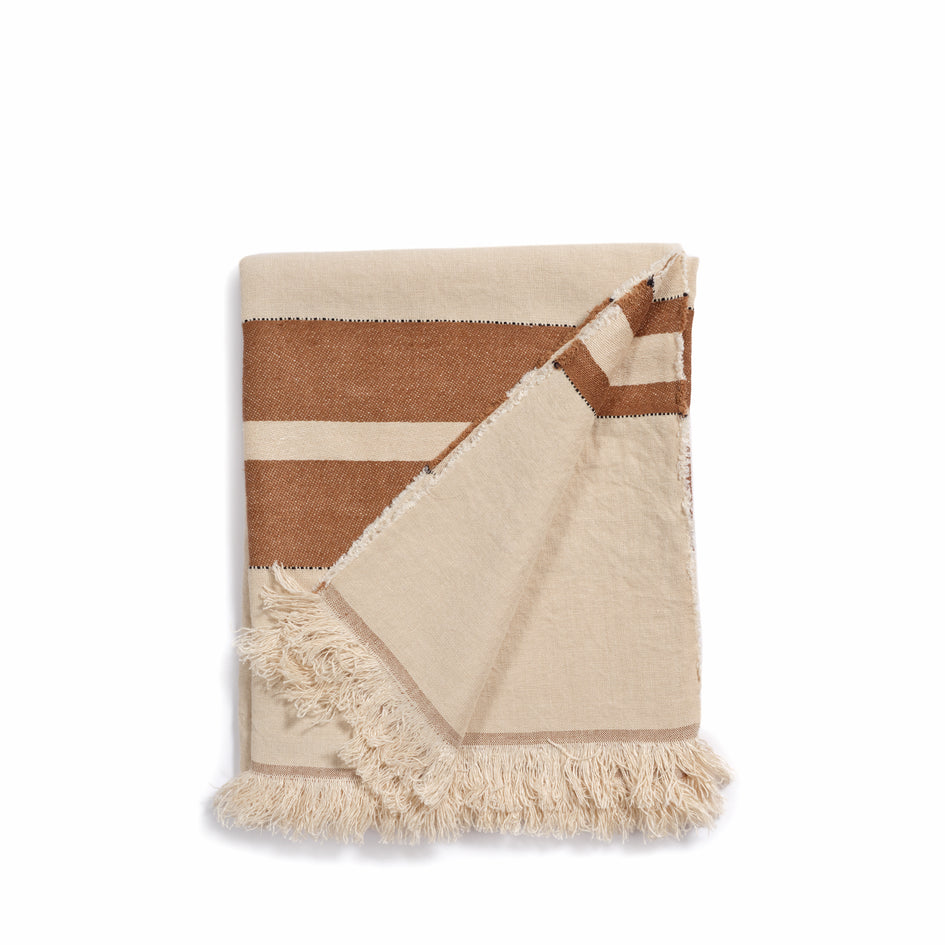 Belgian Table Throw in Railway Image 2