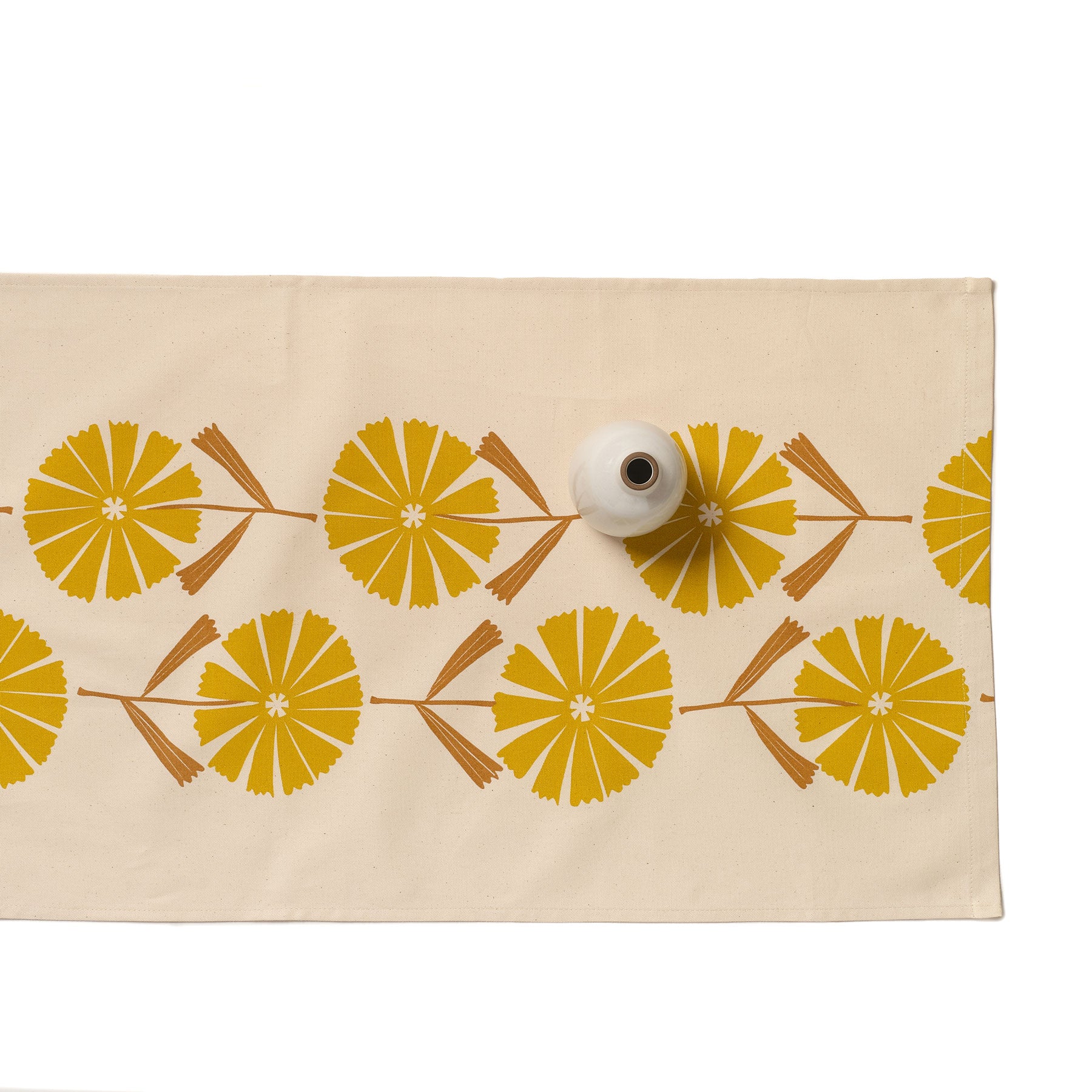 Constance Table Runner in Goldenrod Zoom Image 1