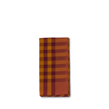 Grid Napkin in Cranberry (Set of 2)