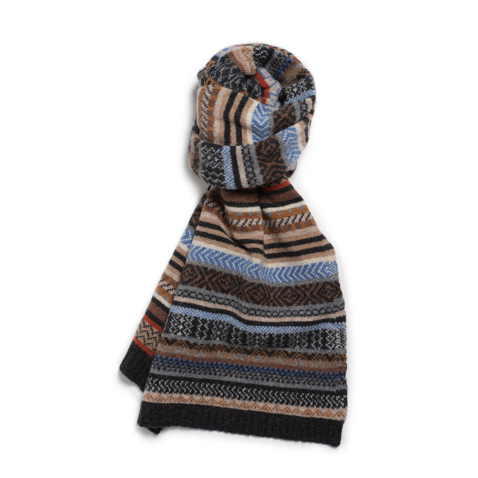 Traquair Scarf in Truffle Image 1