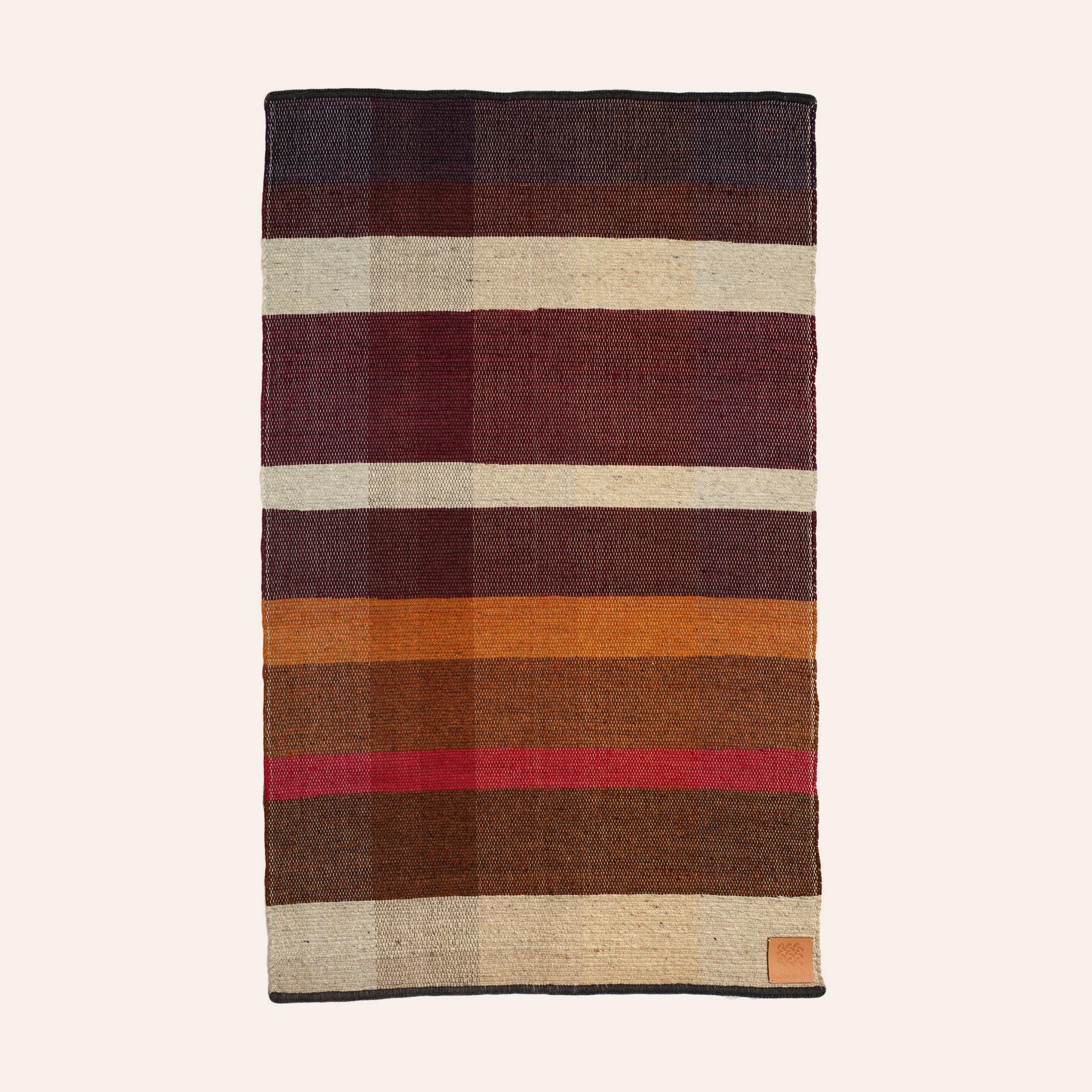 Wool Remnant Hand Woven Rug 19