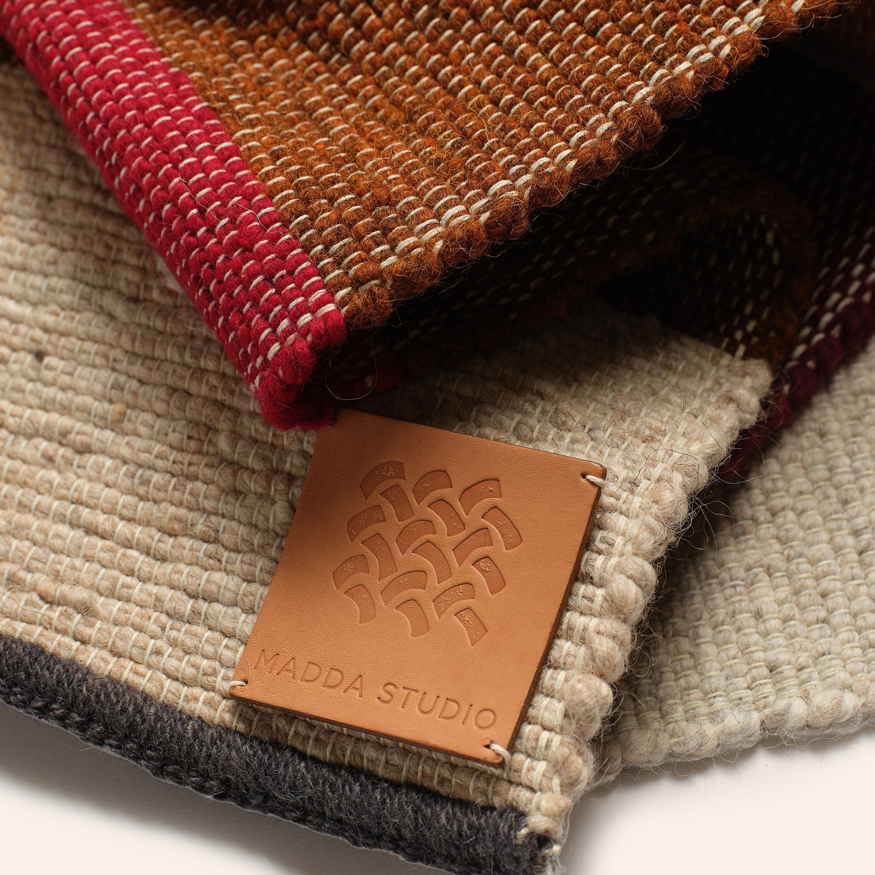 Wool Remnant Hand Woven Rug 19