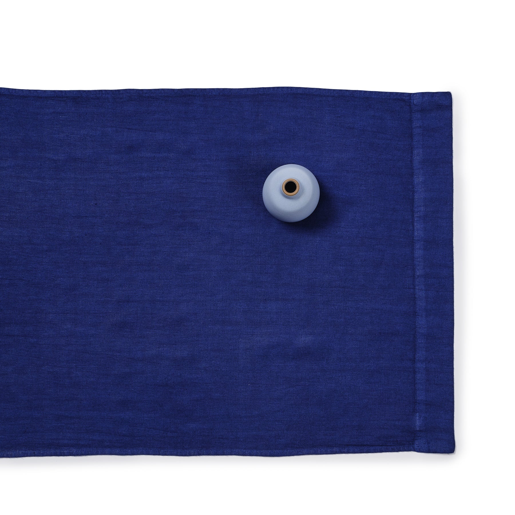 Tela Linen Runner in Lyons Blue Zoom Image 1