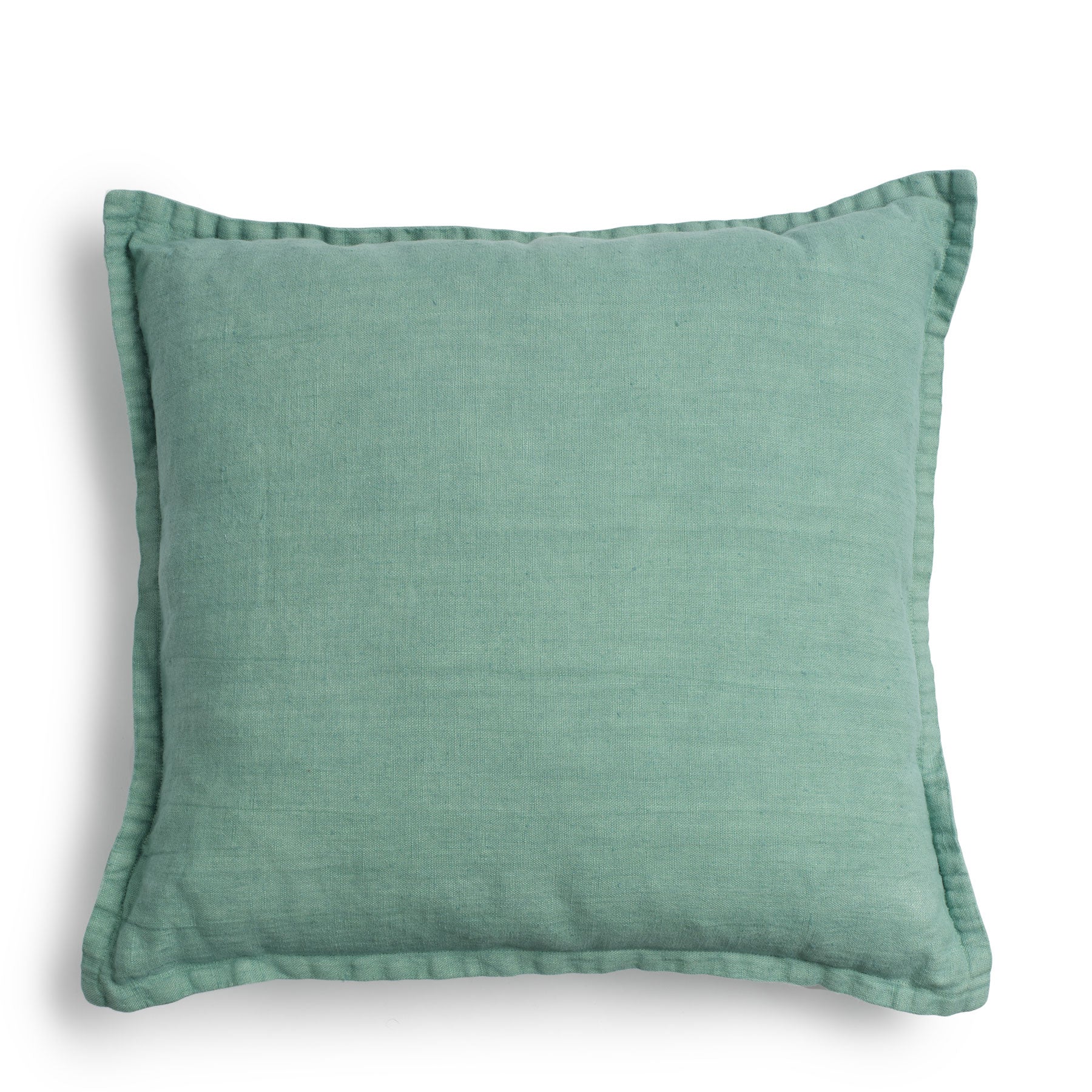Tela Cushion in Jade Green Zoom Image 1