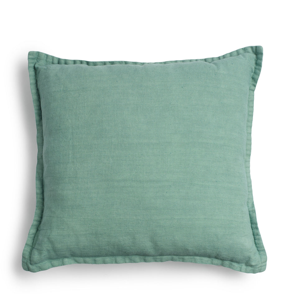 Tela Cushion in Jade Green Image 1