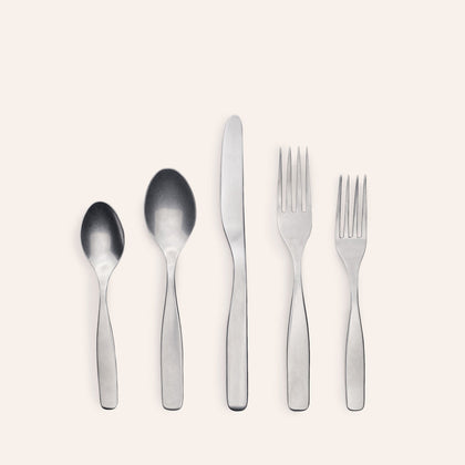 Reyes Flatware in Tumbled (5 piece setting)