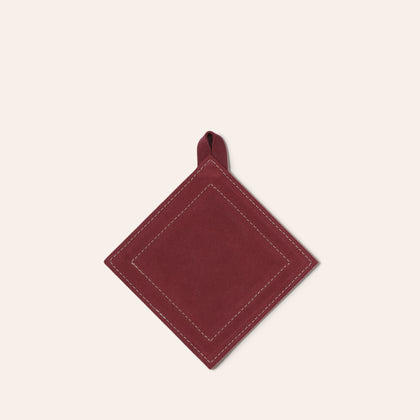 Suede Potholder in Eggplant
