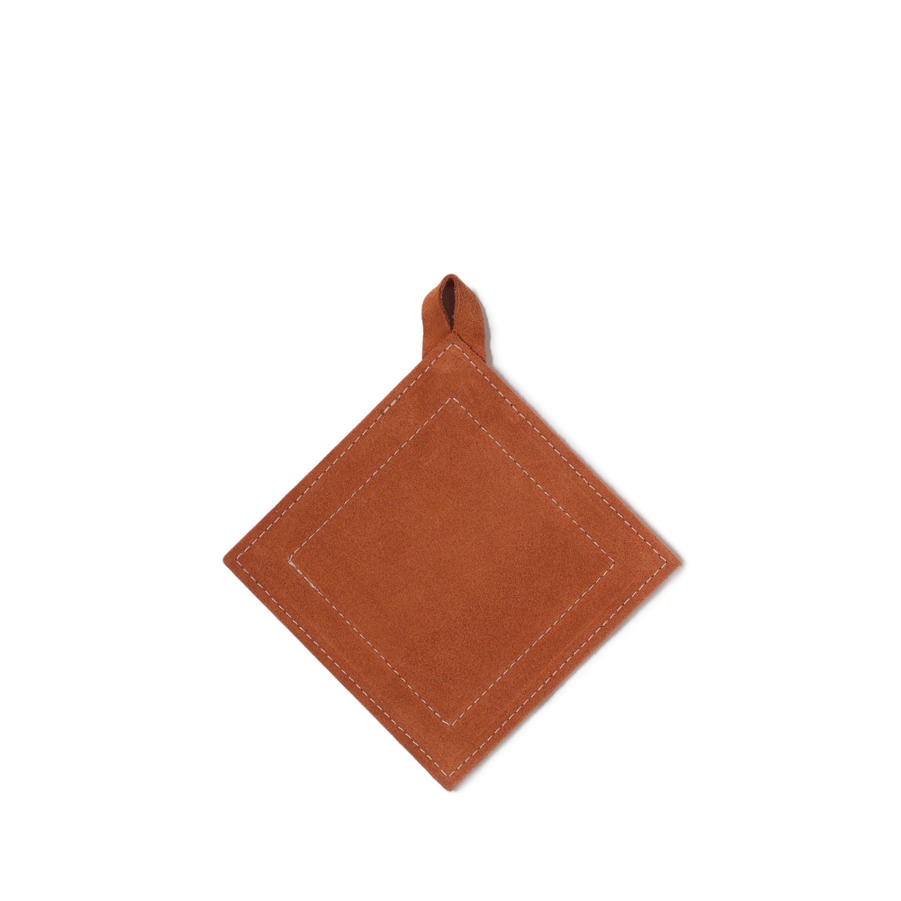 Suede Potholder in Clay Zoom Image 1