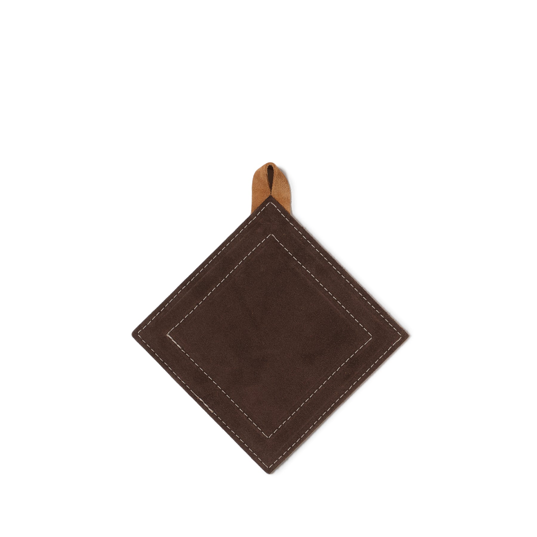 Suede Potholder in Chocolate Zoom Image 1