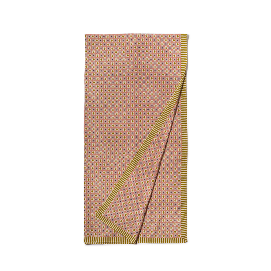 Gauri Tablecloth in Grapefruit Pink Image 1