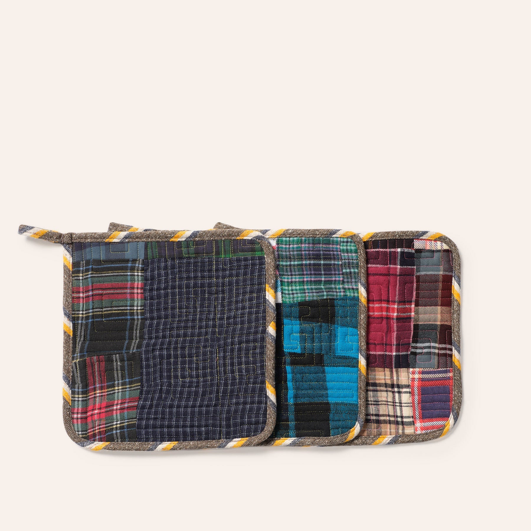 Patchwork Flannel Pot Holder