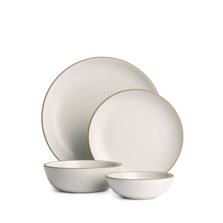 Sand 4-Piece Dinnerware Set