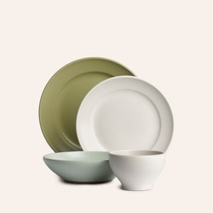 Milvia 4-Piece Dinnerware Set