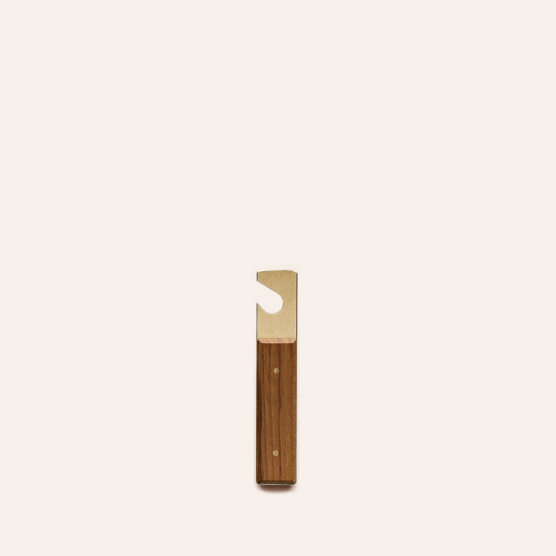 Brass and Walnut Bottle Opener