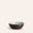 Cereal Bowl in Aqua / Chocolate Brown